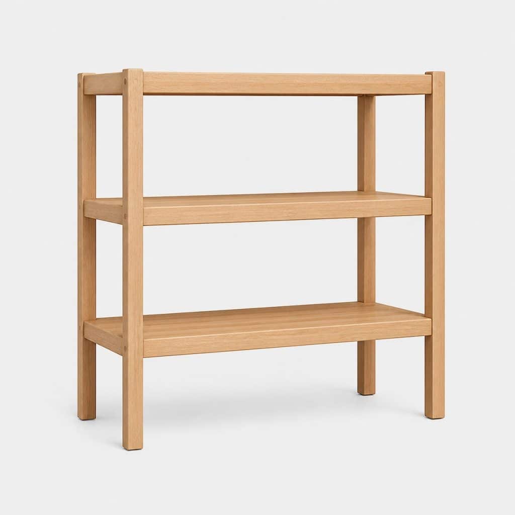 Étagère de cuisine en bois presente seul