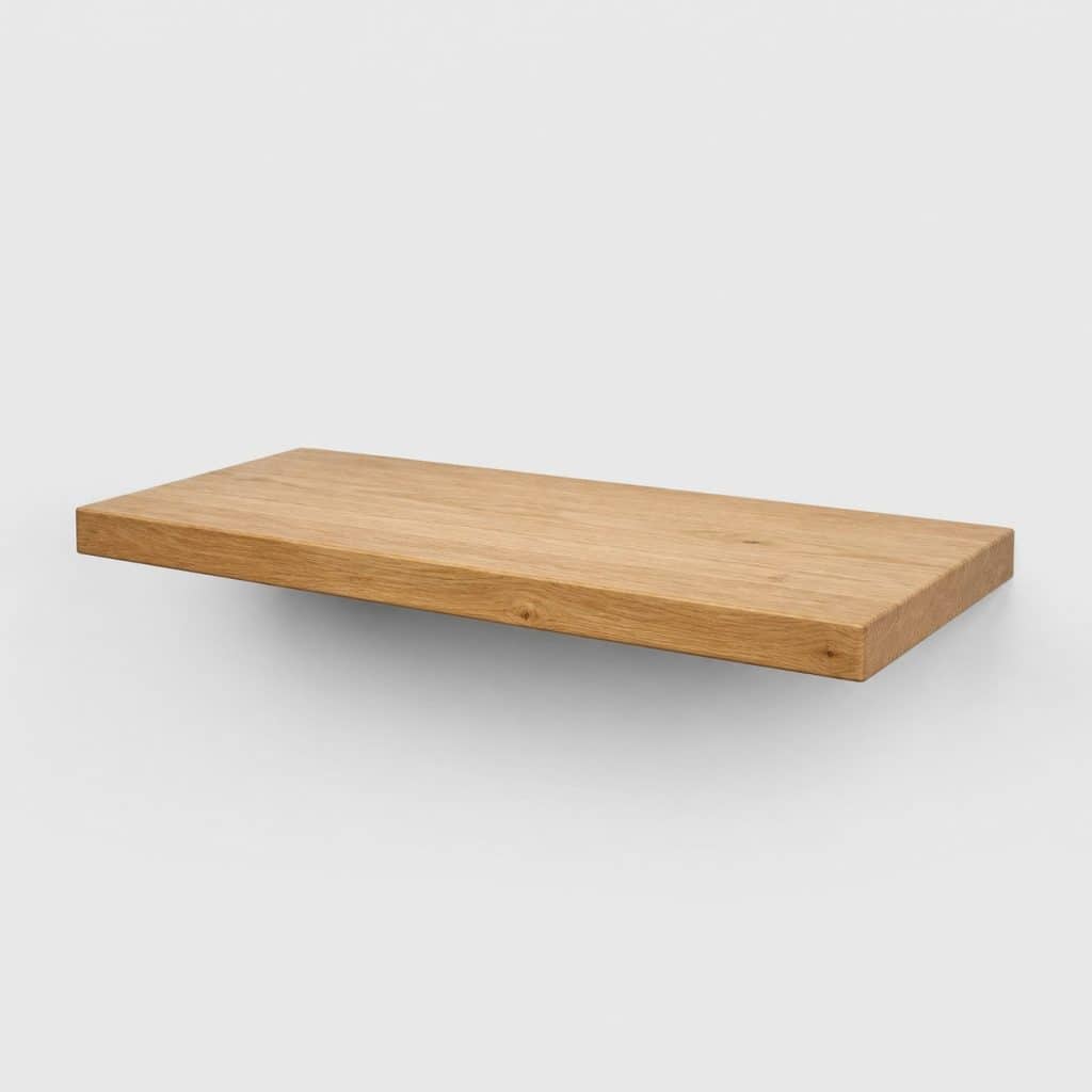 Étagère en bois flottante presente seul