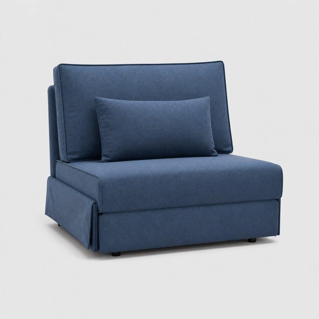 Fauteuil-lit compact studio presente seul