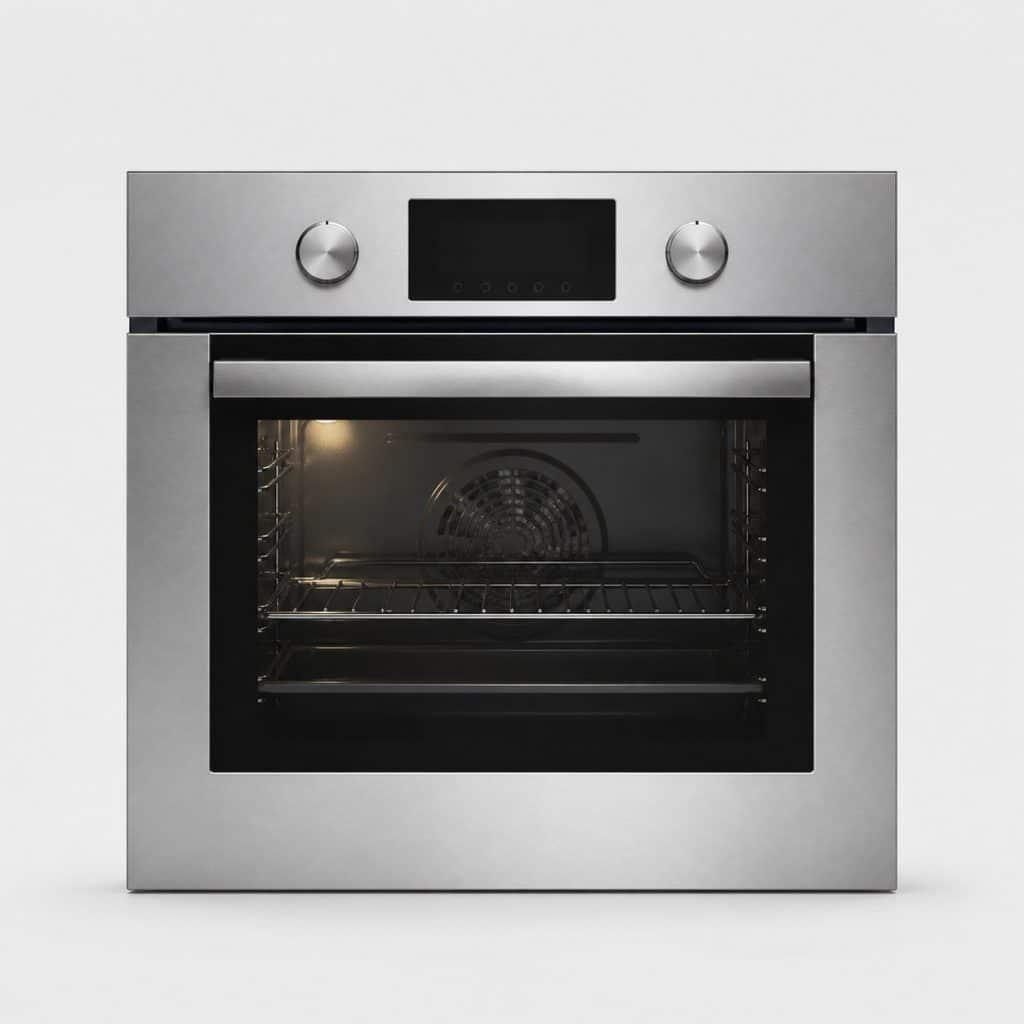 Four encastrable finition inox haut de gamme presente seul